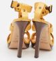 Jimmy Choo Pre-owned Leather sandals Yellow Dames - Thumbnail 5