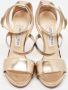 Jimmy Choo Pre-owned Leather sandals Yellow Dames - Thumbnail 3