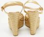 Jimmy Choo Pre-owned Leather sandals Yellow Dames - Thumbnail 3