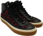 Jimmy Choo Pre-owned Leather sneakers Black Heren - Thumbnail 2