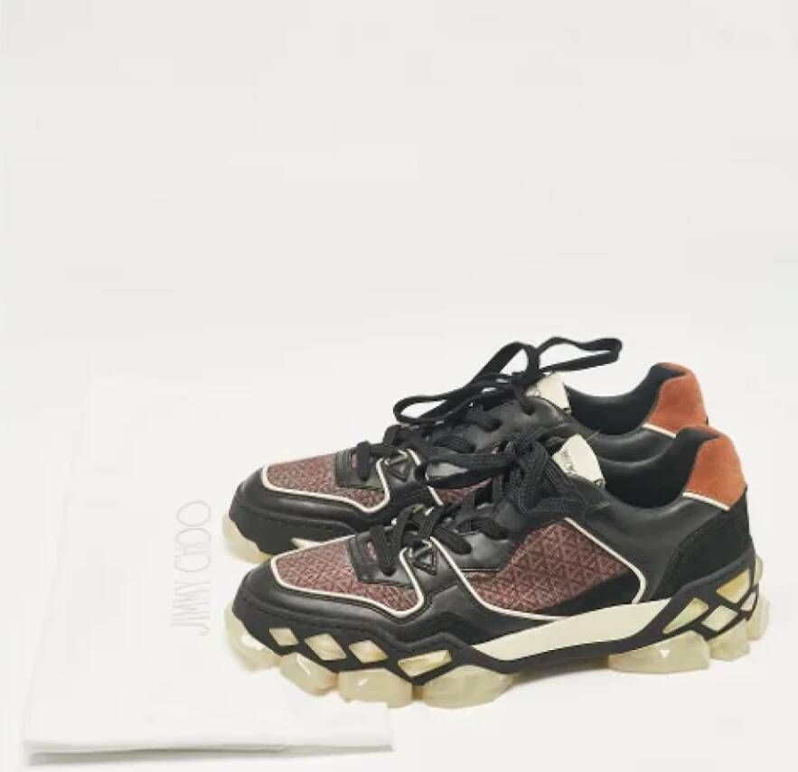 Jimmy Choo Pre-owned Leather sneakers Multicolor Dames