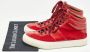 Jimmy Choo Pre-owned Leather sneakers Red Heren - Thumbnail 8