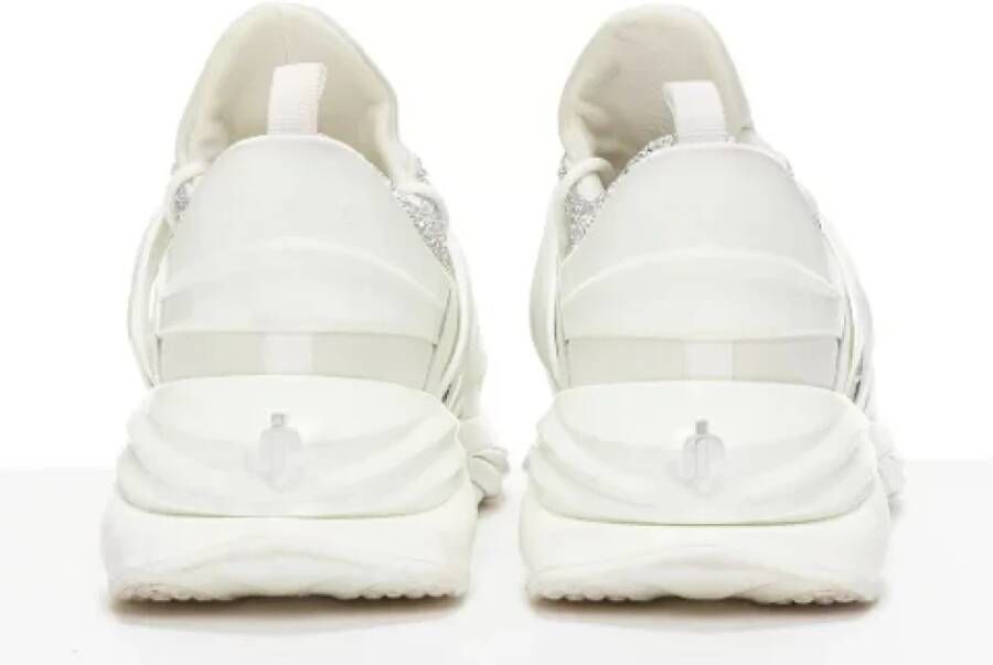 Jimmy Choo Pre-owned Leather sneakers White Dames