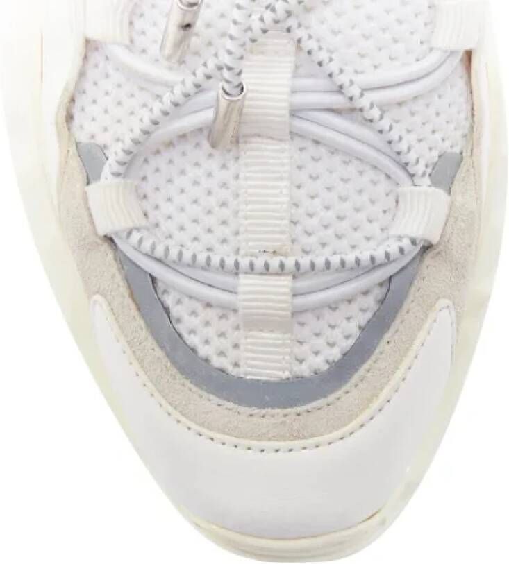 Jimmy Choo Pre-owned Leather sneakers White Dames