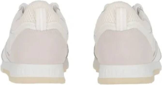 Jimmy Choo Pre-owned Leather sneakers White Heren