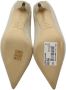 Jimmy Choo Pre-owned Linen mules Beige Dames - Thumbnail 6