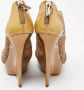 Jimmy Choo Pre-owned Mesh boots Beige Dames - Thumbnail 5