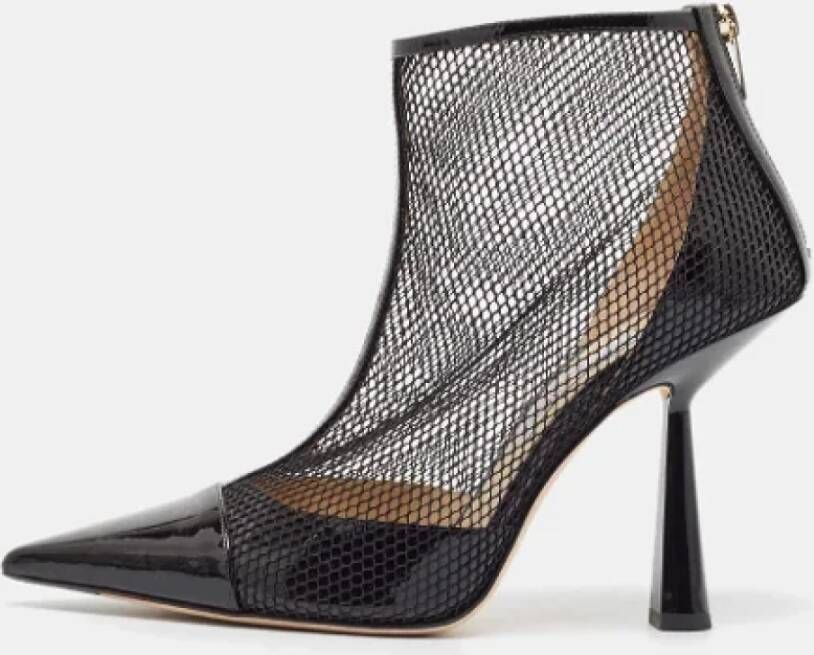 Jimmy Choo Pre-owned Mesh boots Black Dames