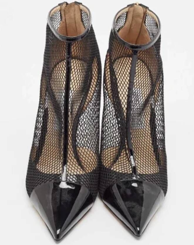 Jimmy Choo Pre-owned Mesh boots Black Dames