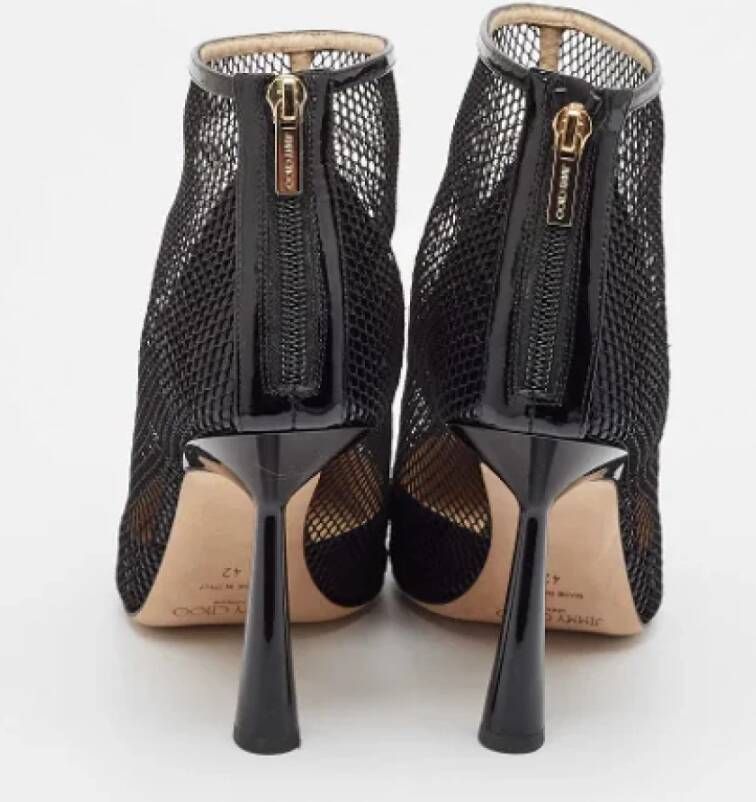 Jimmy Choo Pre-owned Mesh boots Black Dames