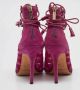 Jimmy Choo Pre-owned Mesh boots Purple Dames - Thumbnail 3