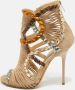 Jimmy Choo Pre-owned Mesh sandals Brown Dames - Thumbnail 2