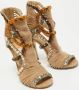 Jimmy Choo Pre-owned Mesh sandals Brown Dames - Thumbnail 4