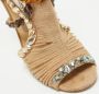 Jimmy Choo Pre-owned Mesh sandals Brown Dames - Thumbnail 8