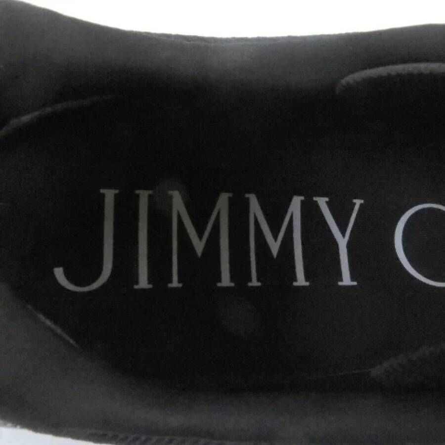 Jimmy Choo Pre-owned Plastic sneakers Black Heren