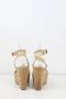 Jimmy Choo Pre-owned Polyester sandals Beige Dames - Thumbnail 2