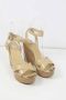 Jimmy Choo Pre-owned Polyester sandals Beige Dames - Thumbnail 3