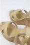 Jimmy Choo Pre-owned Polyester sandals Beige Dames - Thumbnail 5