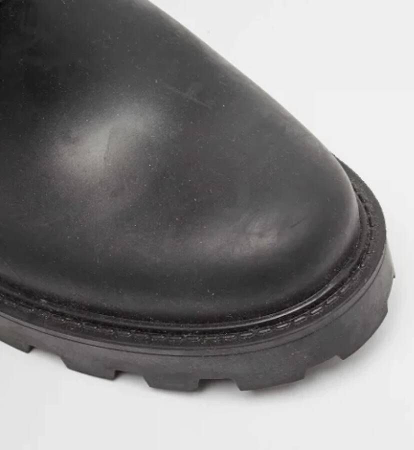 Jimmy Choo Pre-owned Rubber boots Black Dames