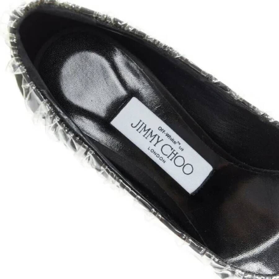 Jimmy Choo Pre-owned Satin heels Black Dames