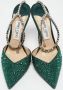 Jimmy Choo Pre-owned Satin heels Green Dames - Thumbnail 3