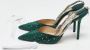 Jimmy Choo Pre-owned Satin heels Green Dames - Thumbnail 9