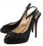 Jimmy Choo Pre-owned Satin sandals Black Dames - Thumbnail 3