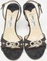 Jimmy Choo Pre-owned Satin sandals Black Dames - Thumbnail 3