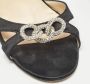 Jimmy Choo Pre-owned Satin sandals Black Dames - Thumbnail 7