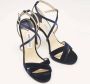 Jimmy Choo Pre-owned Satin sandals Black Dames - Thumbnail 2