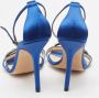 Jimmy Choo Pre-owned Satin sandals Blue Dames - Thumbnail 5