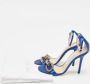 Jimmy Choo Pre-owned Satin sandals Blue Dames - Thumbnail 9