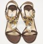 Jimmy Choo Pre-owned Satin sandals Brown Dames - Thumbnail 2