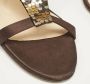 Jimmy Choo Pre-owned Satin sandals Brown Dames - Thumbnail 7