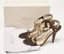 Jimmy Choo Pre-owned Satin sandals Brown Dames - Thumbnail 8