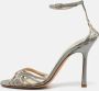 Jimmy Choo Pre-owned Satin sandals Gray Dames - Thumbnail 2