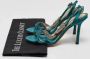 Jimmy Choo Pre-owned Satin sandals Green Dames - Thumbnail 7