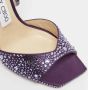 Jimmy Choo Pre-owned Satin sandals Purple Dames - Thumbnail 6