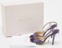 Jimmy Choo Pre-owned Satin sandals Purple Dames - Thumbnail 8