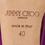 Jimmy Choo Pre-owned Satin sandals Purple Dames - Thumbnail 6