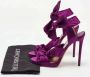 Jimmy Choo Pre-owned Satin sandals Purple Dames - Thumbnail 7