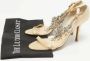 Jimmy Choo Pre-owned Satin sandals Yellow Dames - Thumbnail 9