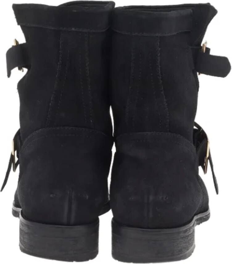 Jimmy Choo Pre-owned Suede boots Black Dames