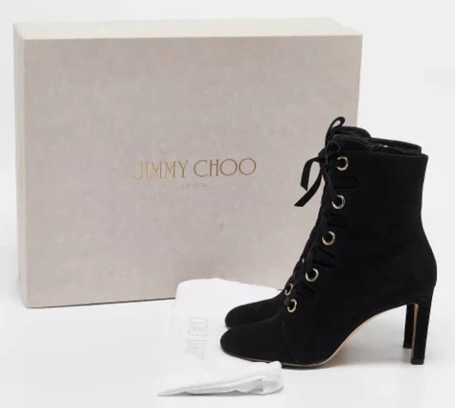 Jimmy Choo Pre-owned Suede boots Black Dames