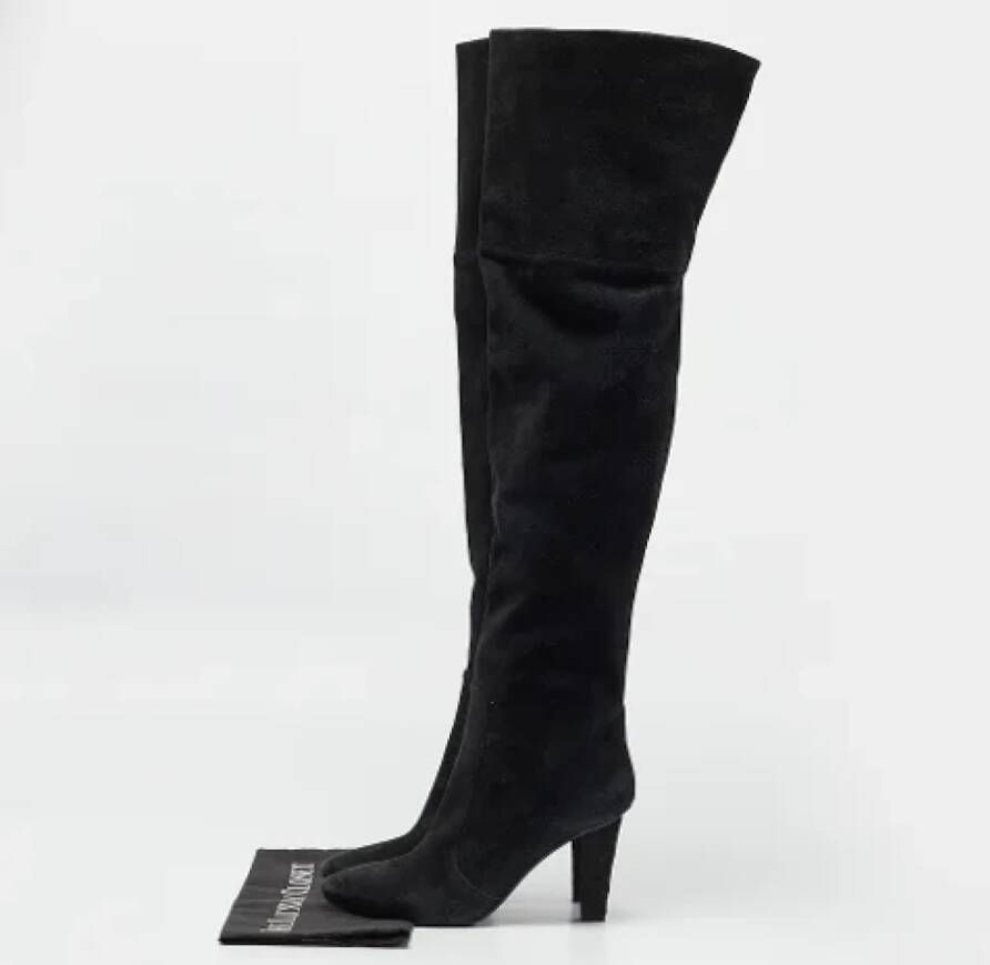 Jimmy Choo Pre-owned Suede boots Black Dames