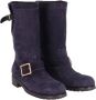 Jimmy Choo Pre-owned Suede boots Blue Dames - Thumbnail 2