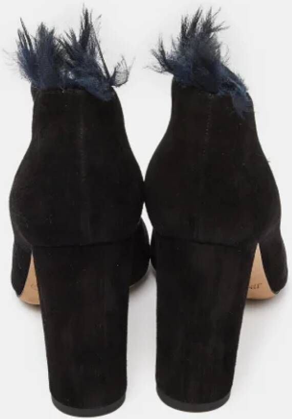 Jimmy Choo Pre-owned Suede boots Blue Dames