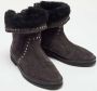 Jimmy Choo Pre-owned Suede boots Gray Dames - Thumbnail 2