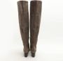 Jimmy Choo Pre-owned Suede boots Gray Dames - Thumbnail 3