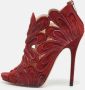 Jimmy Choo Pre-owned Suede boots Red Dames - Thumbnail 2